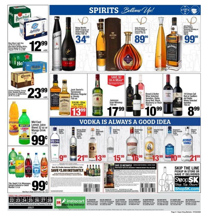 Super King Weekly Ad July 22 – July 28, 2020