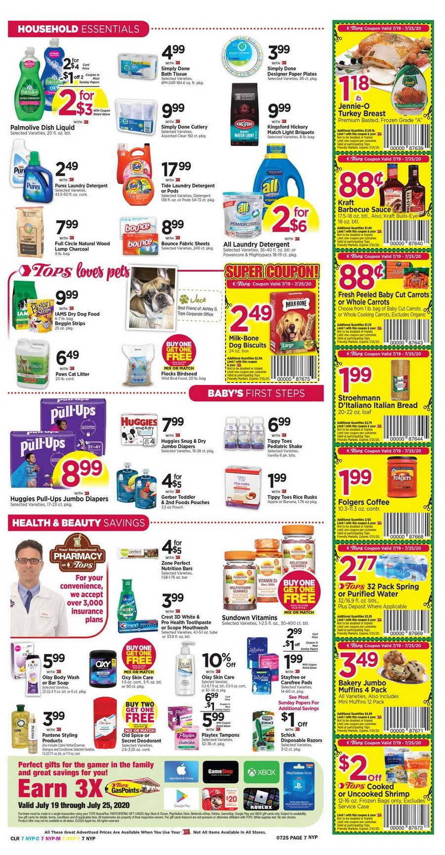 Tops Weekly Circular July 19 – July 25, 2020