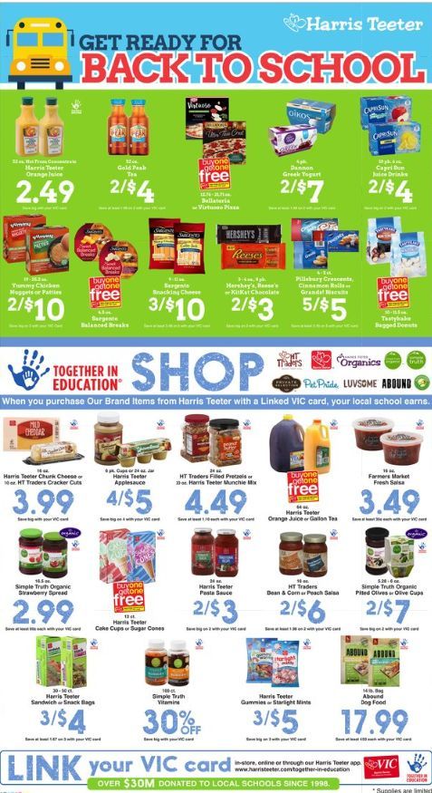 Harris Teeter Weekly Ad Aug 12 – Aug 18, 2020