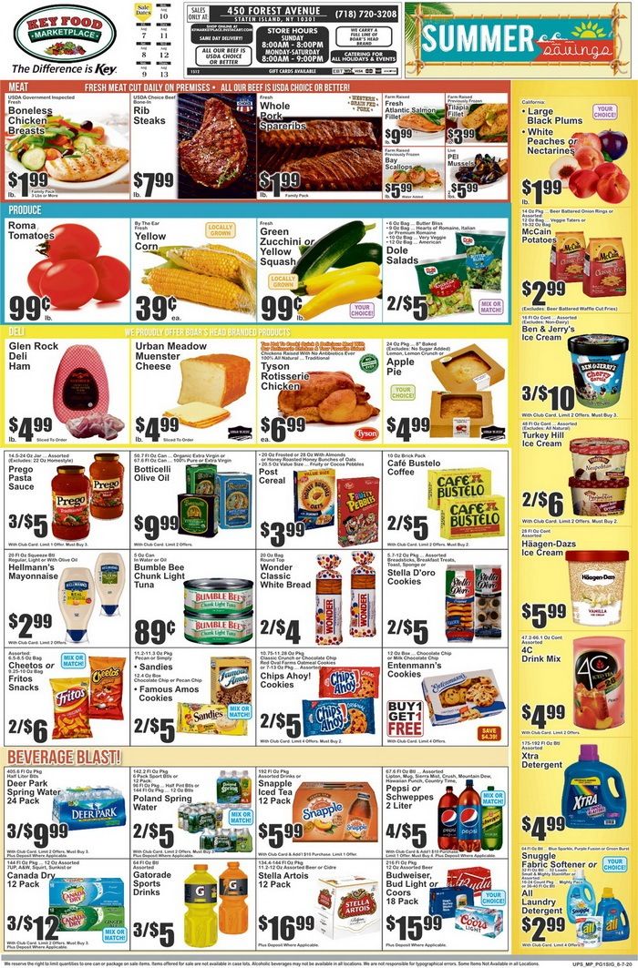 Key Food Weekly Ad Aug 07 – Aug 13, 2020