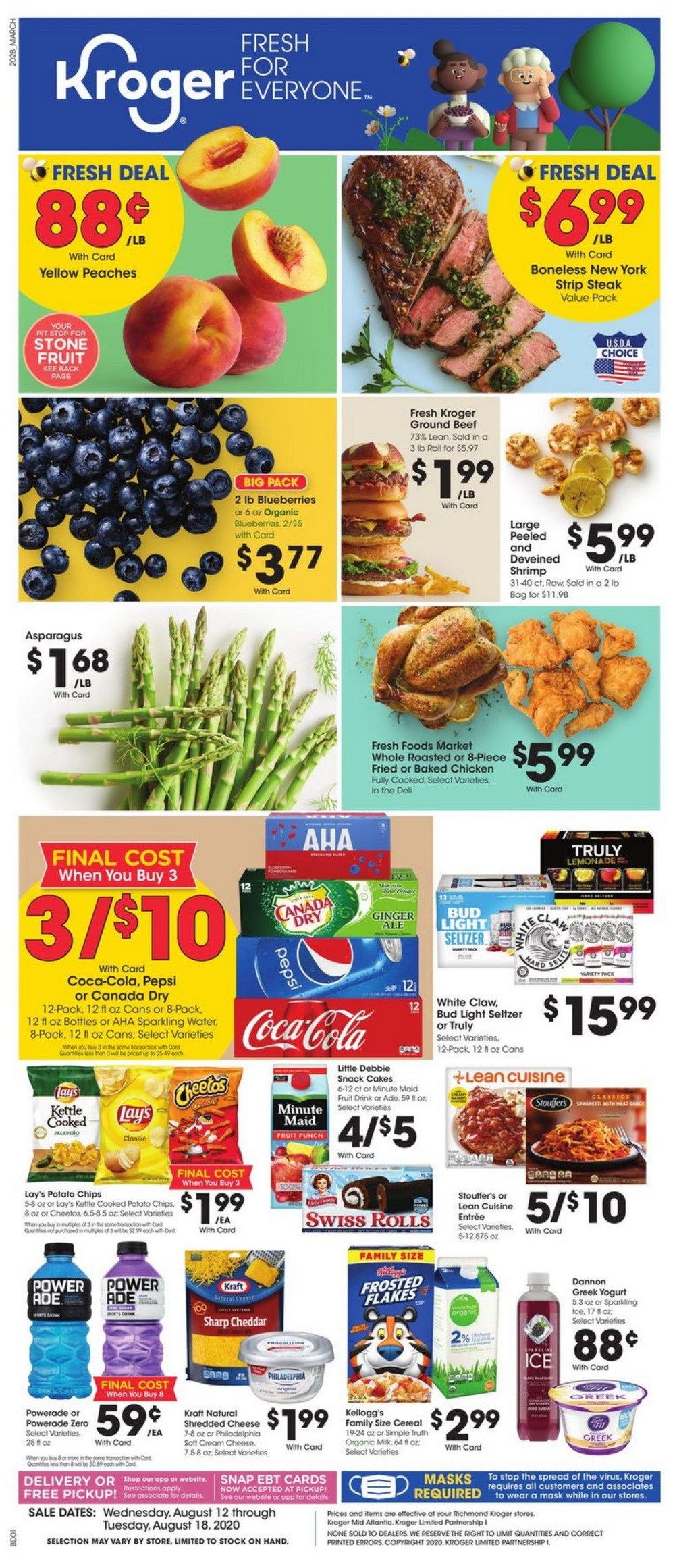 Kroger Weekly Ad Aug 12 – Aug 18, 2020