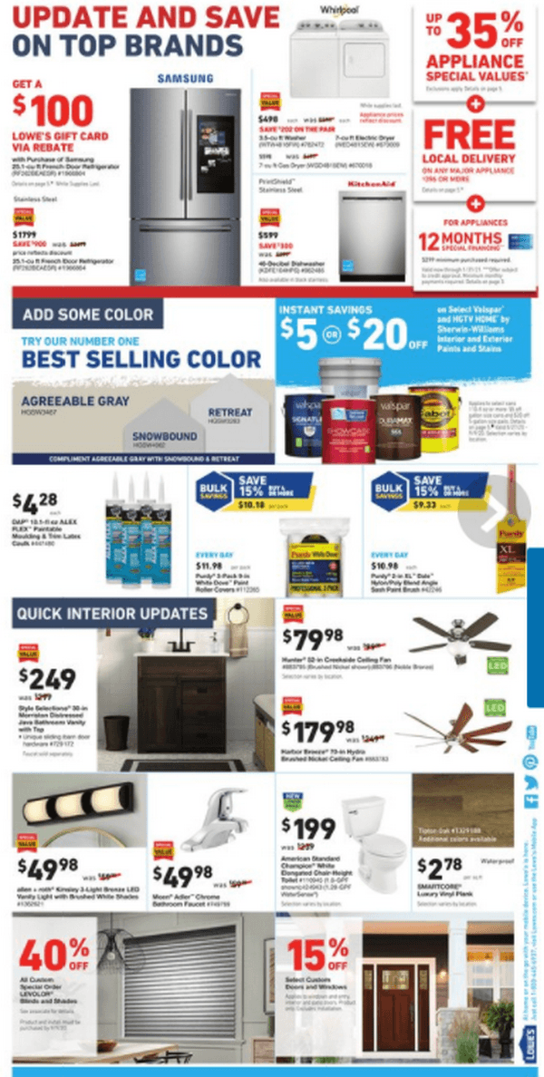 Lowe's Weekly Ad Aug 27- Sep 09, 2020