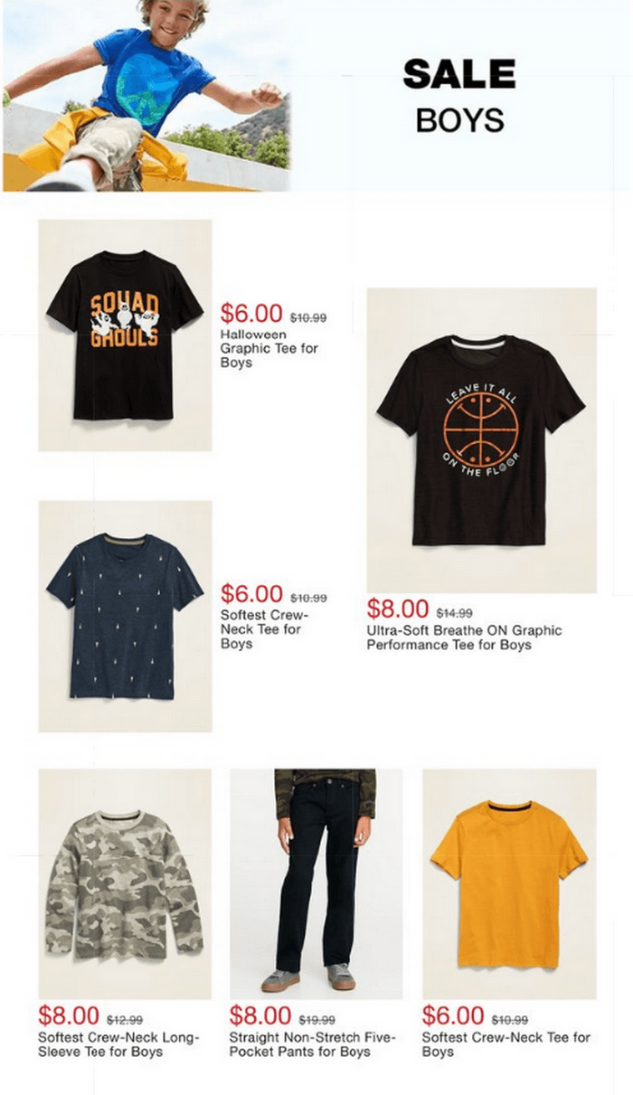 Old Navy Weekly Ad Aug 25 – Aug 31, 2020