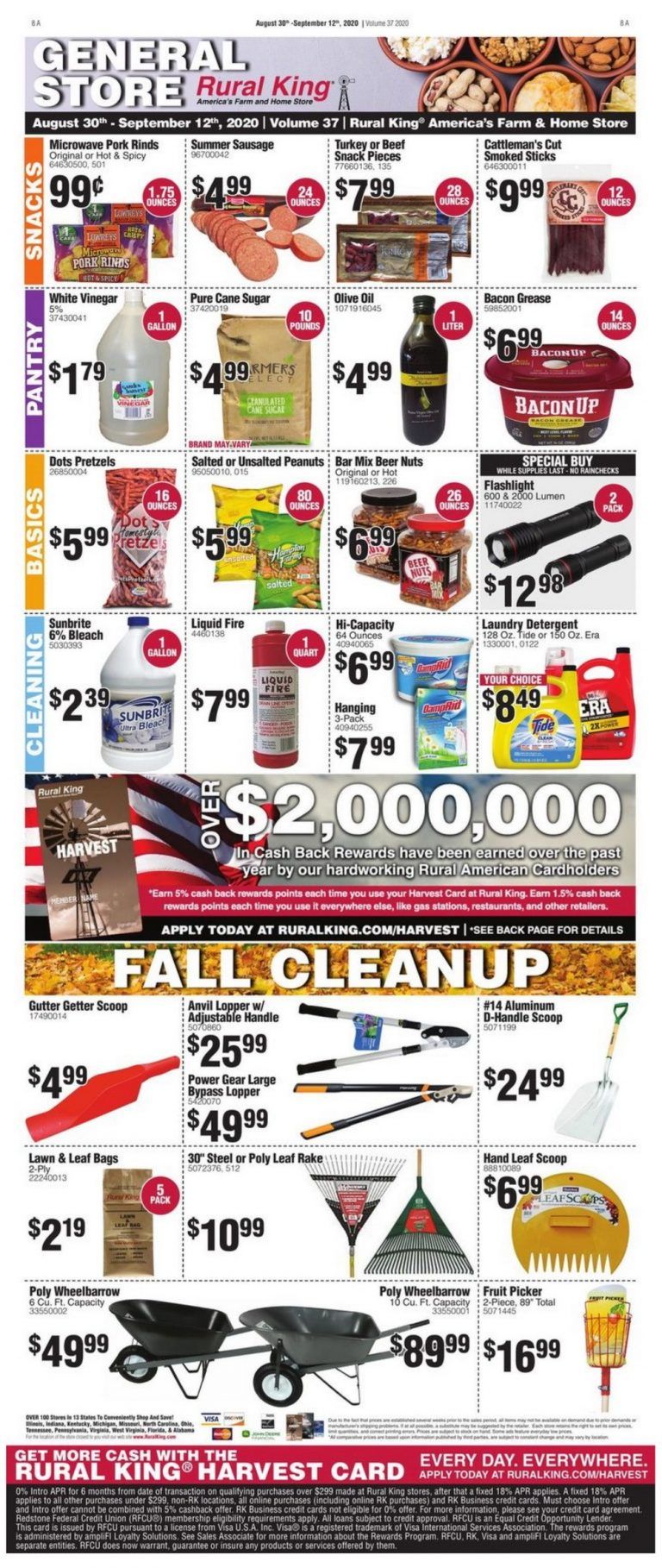 Rural King Weekly Ad Aug 30 Sep 12, 2020