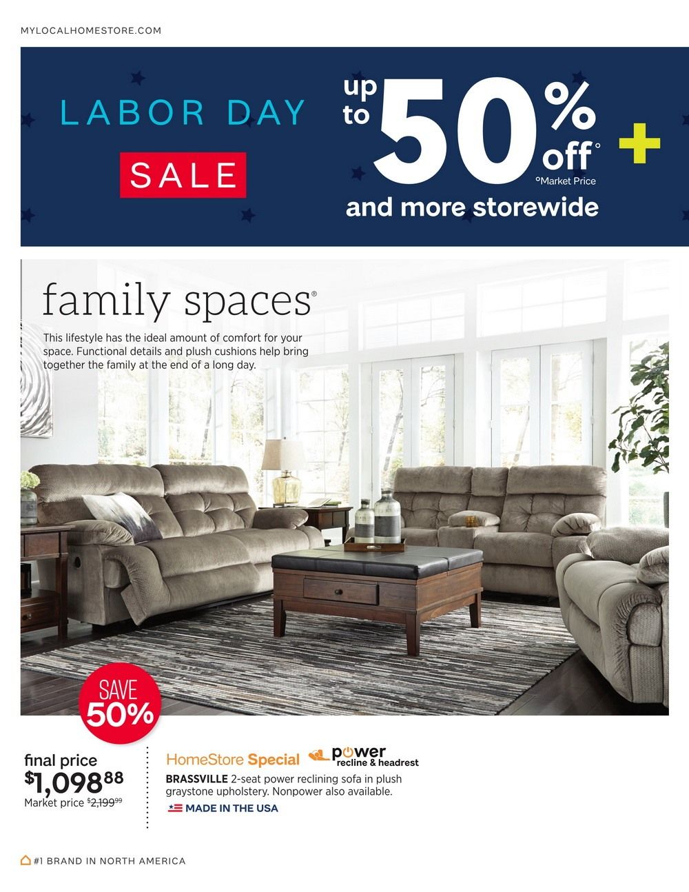 Ashley Furniture HomeStore Labor Day Sale