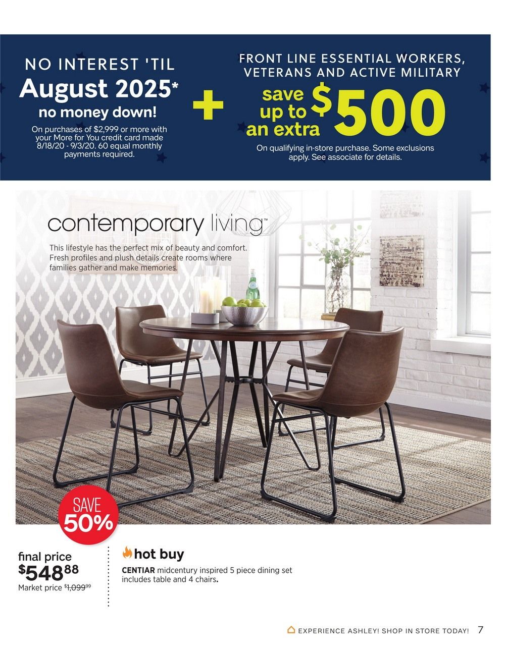 Ashley Furniture HomeStore Labor Day Sale