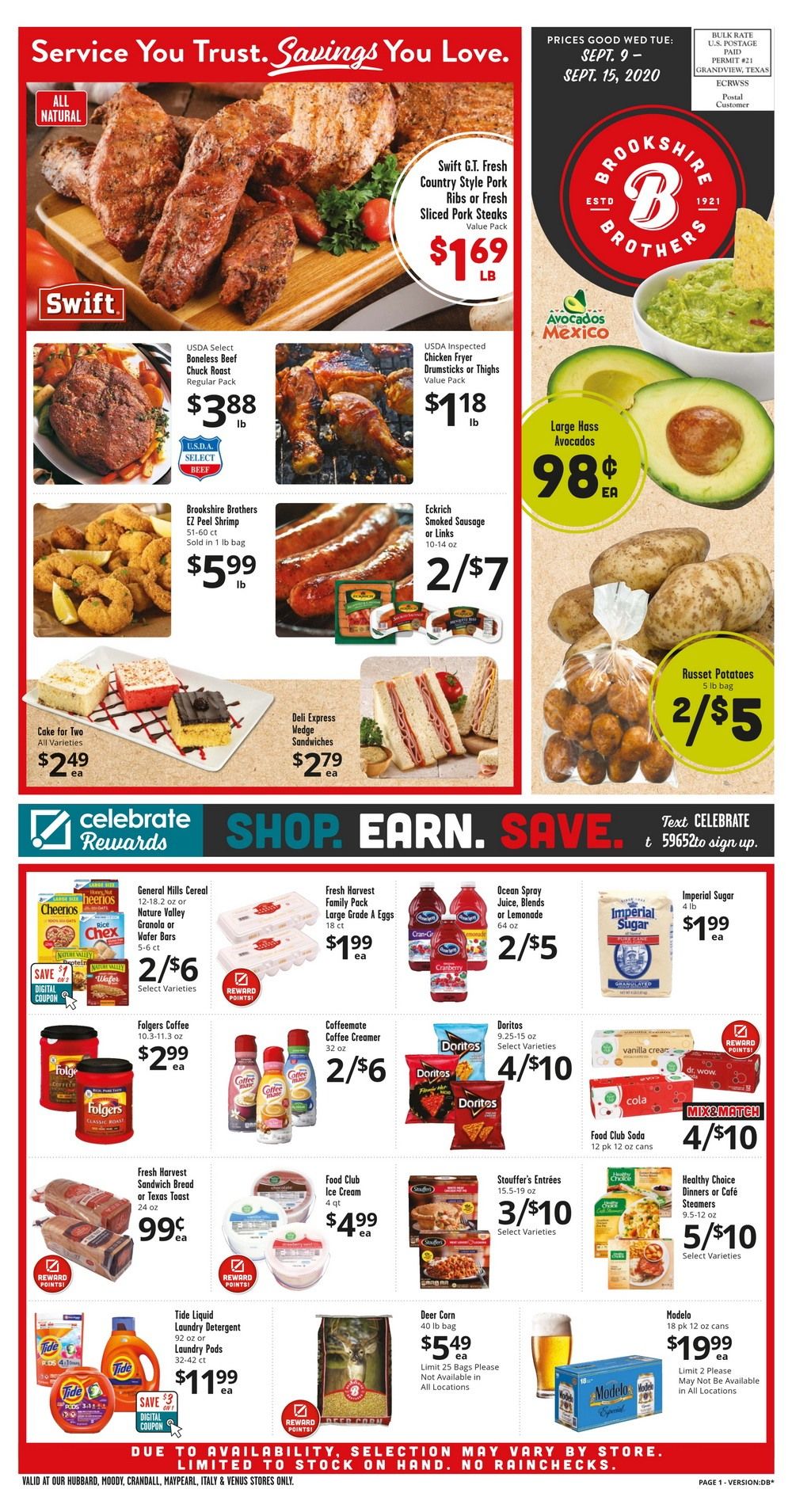 Brookshire Brothers Weekly Ad Sep 09 – Sep 15, 2020