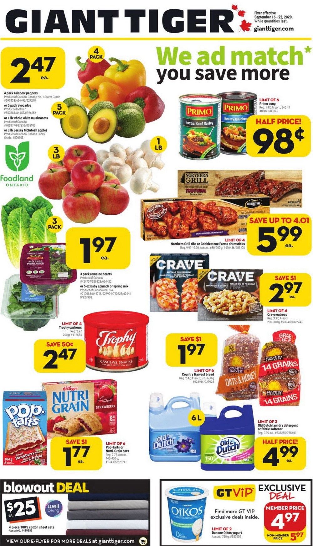 Giant Tiger Weekly Ad Sep 16 Sep 22, 2020