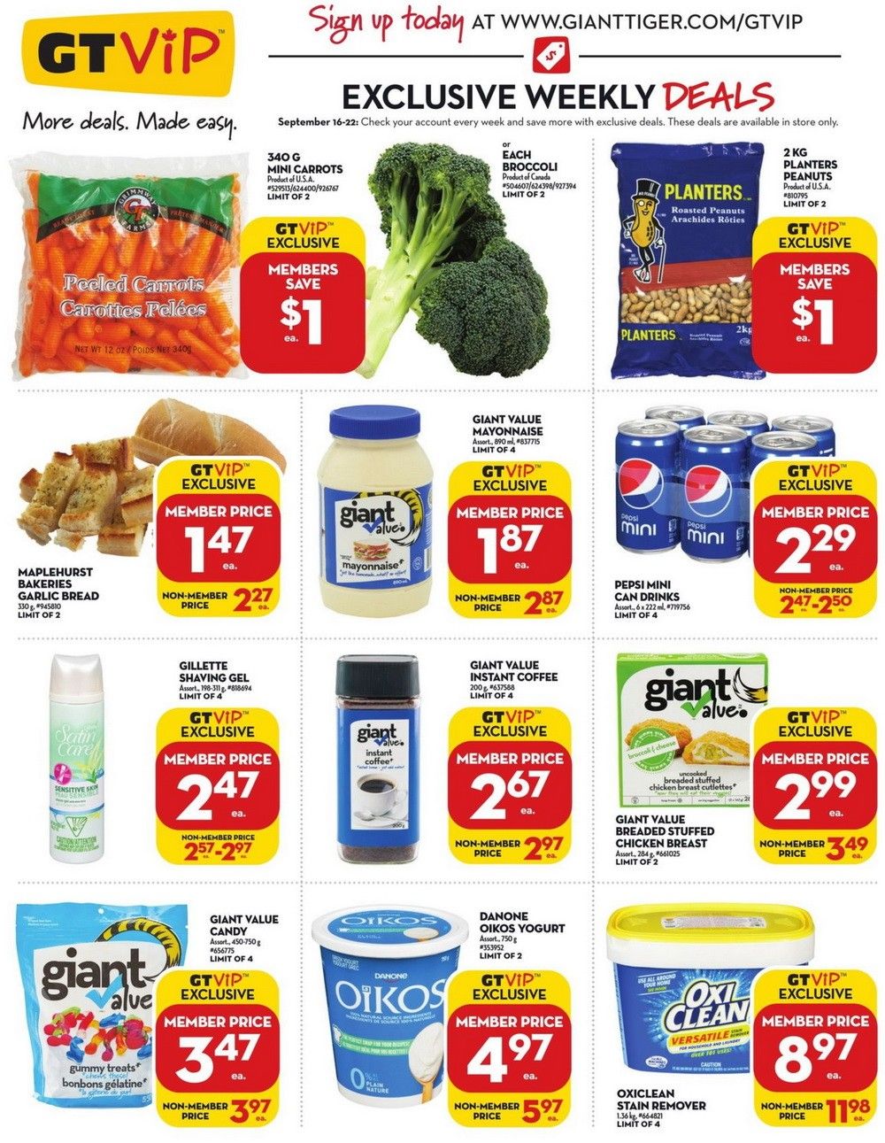 Giant Tiger Weekly Ad Sep 16 – Sep 22, 2020