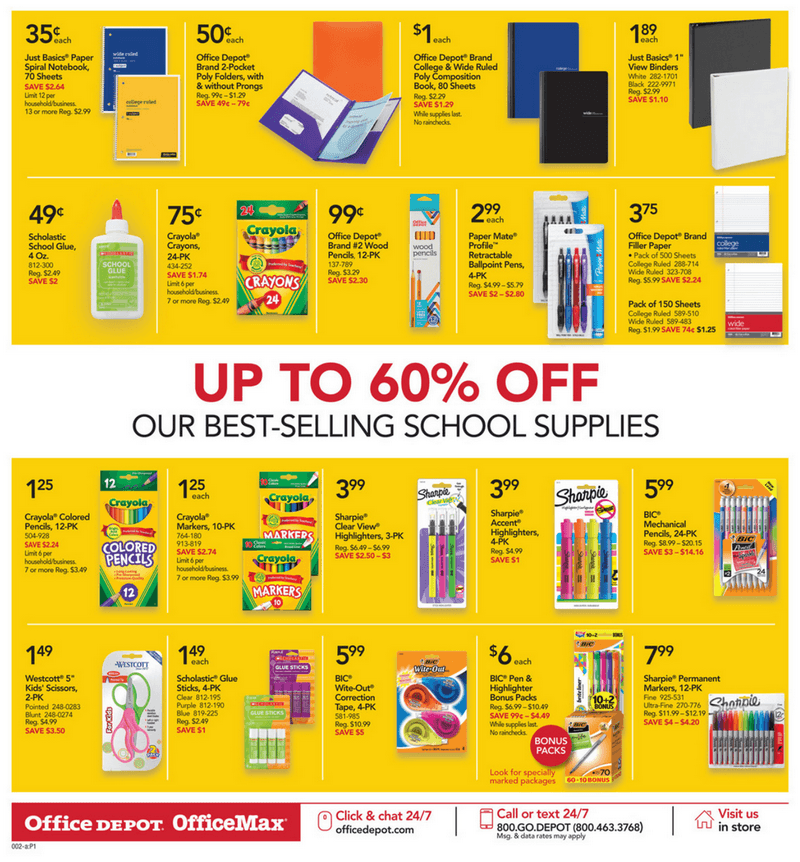 Office Depot Weekly Ad Sep 06 – Sep 12, 2020