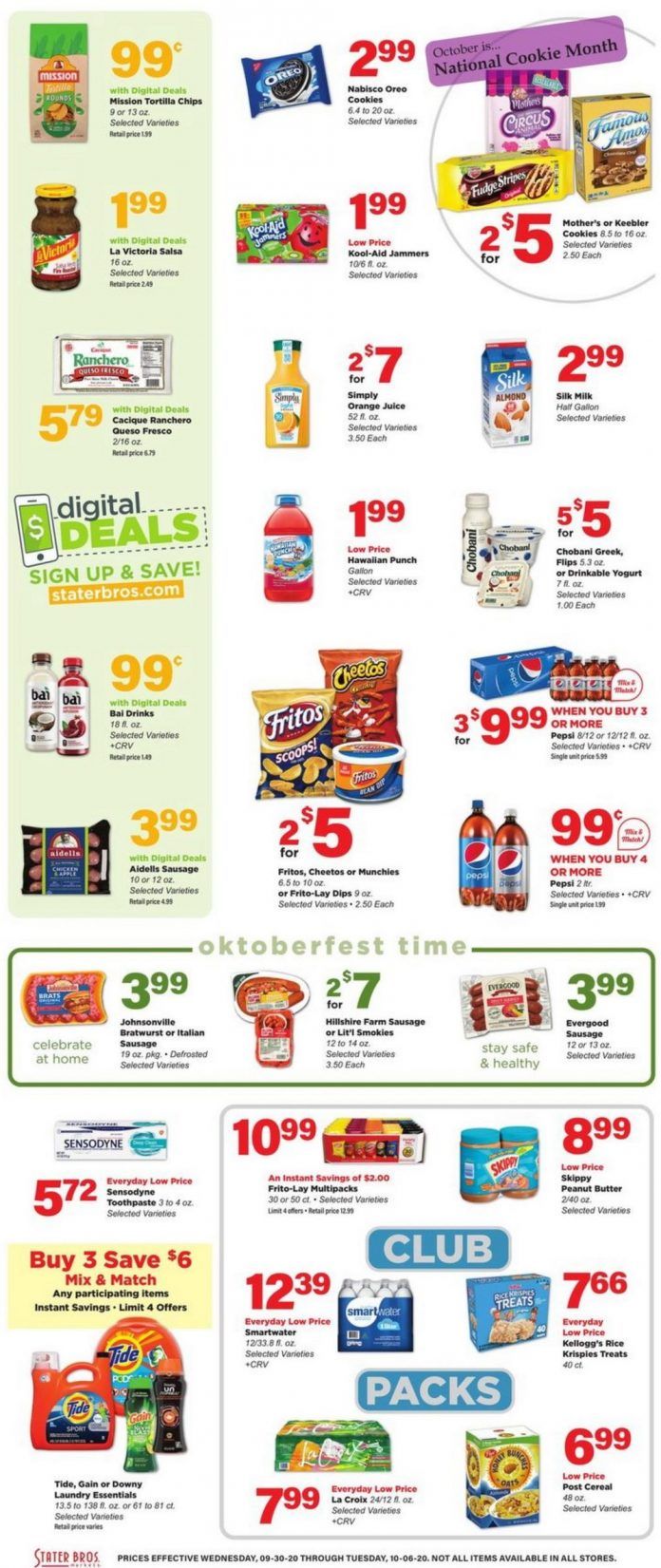 stater bros digital deals