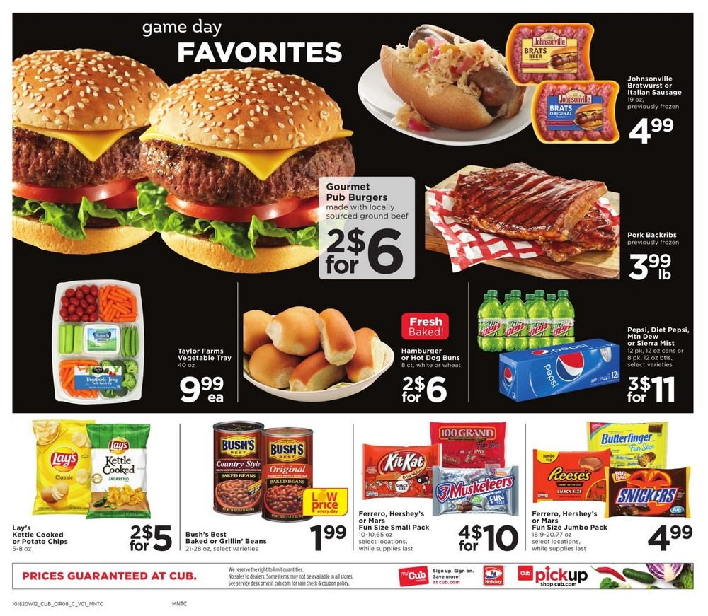 Cub Foods Weekly Ad Oct 18 – Oct 24, 2020