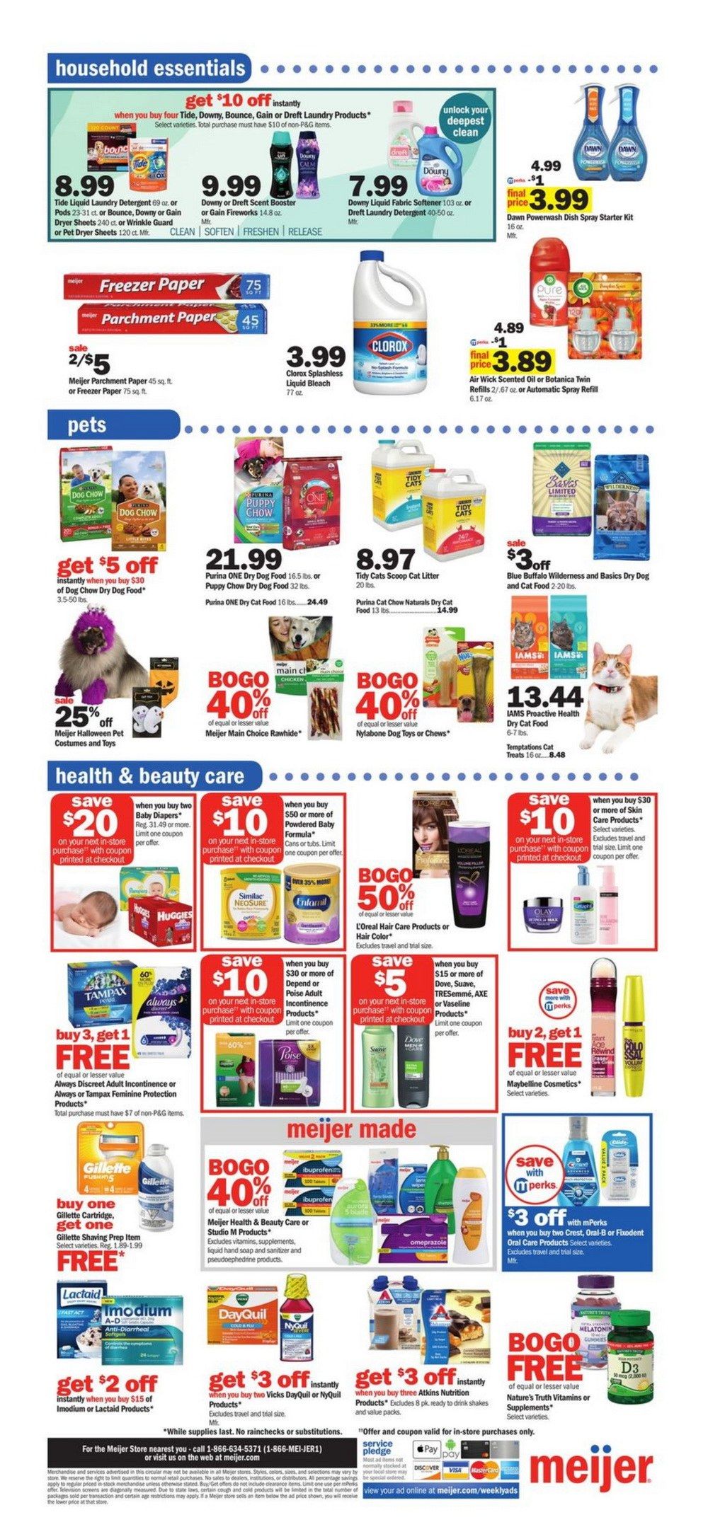 Meijer Weekly Ad Oct 18 Oct 24, 2020