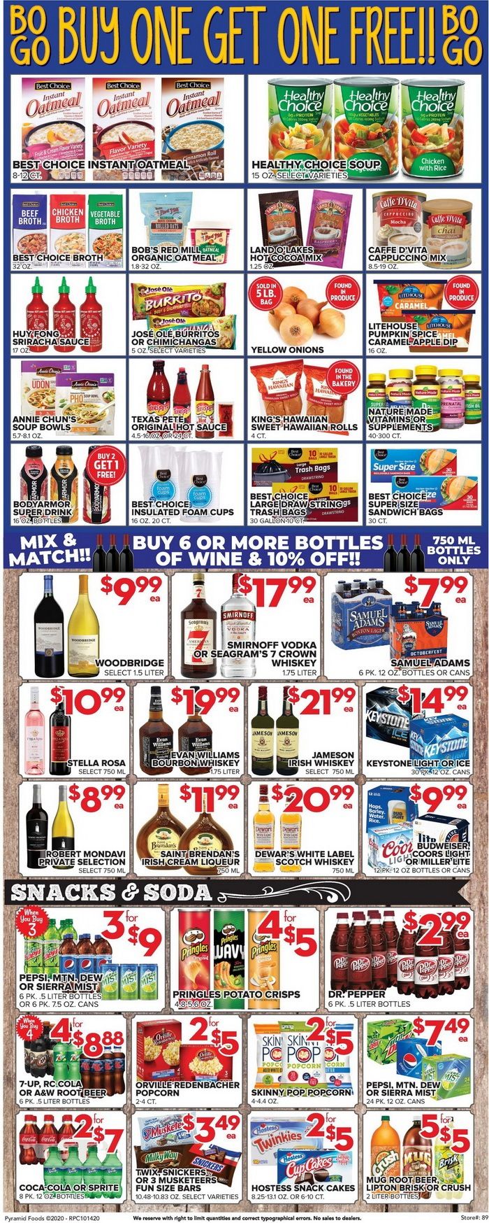 Price Cutter Weekly Ad Oct 14 – Oct 20, 2020