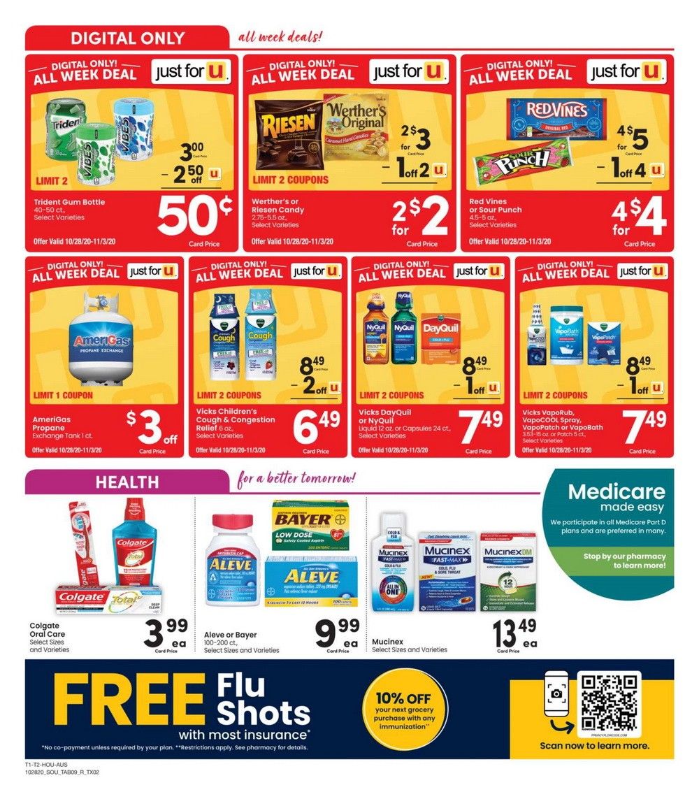 Randalls Weekly Ad Oct 28 – Nov 03, 2020