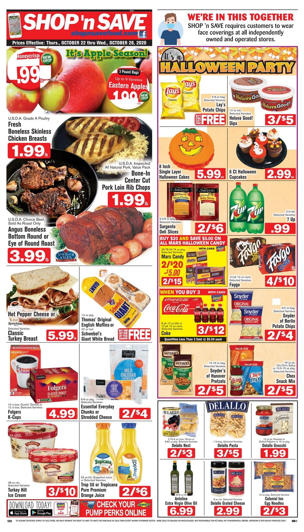 SHOP 'n SAVE Weekly Ad Oct 22 – Oct 28, 2020