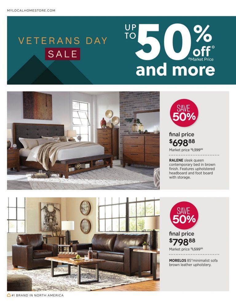 Ashley Furniture HomeStore Veterans Day Sale