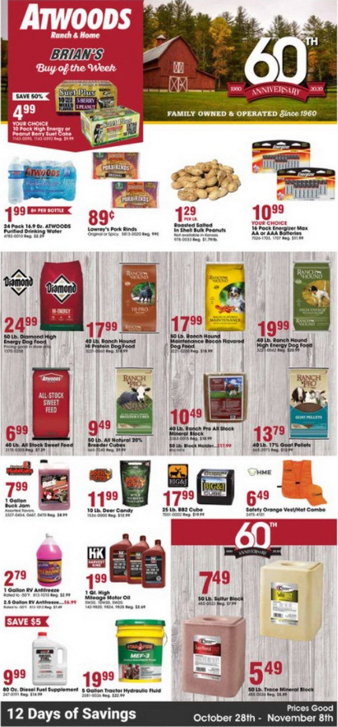 Atwoods Weekly Ad Oct 28 Nov 08, 2020