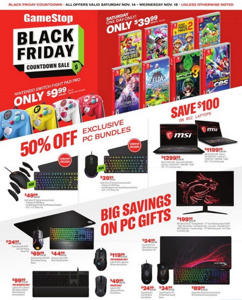 gamestop black friday box 2020