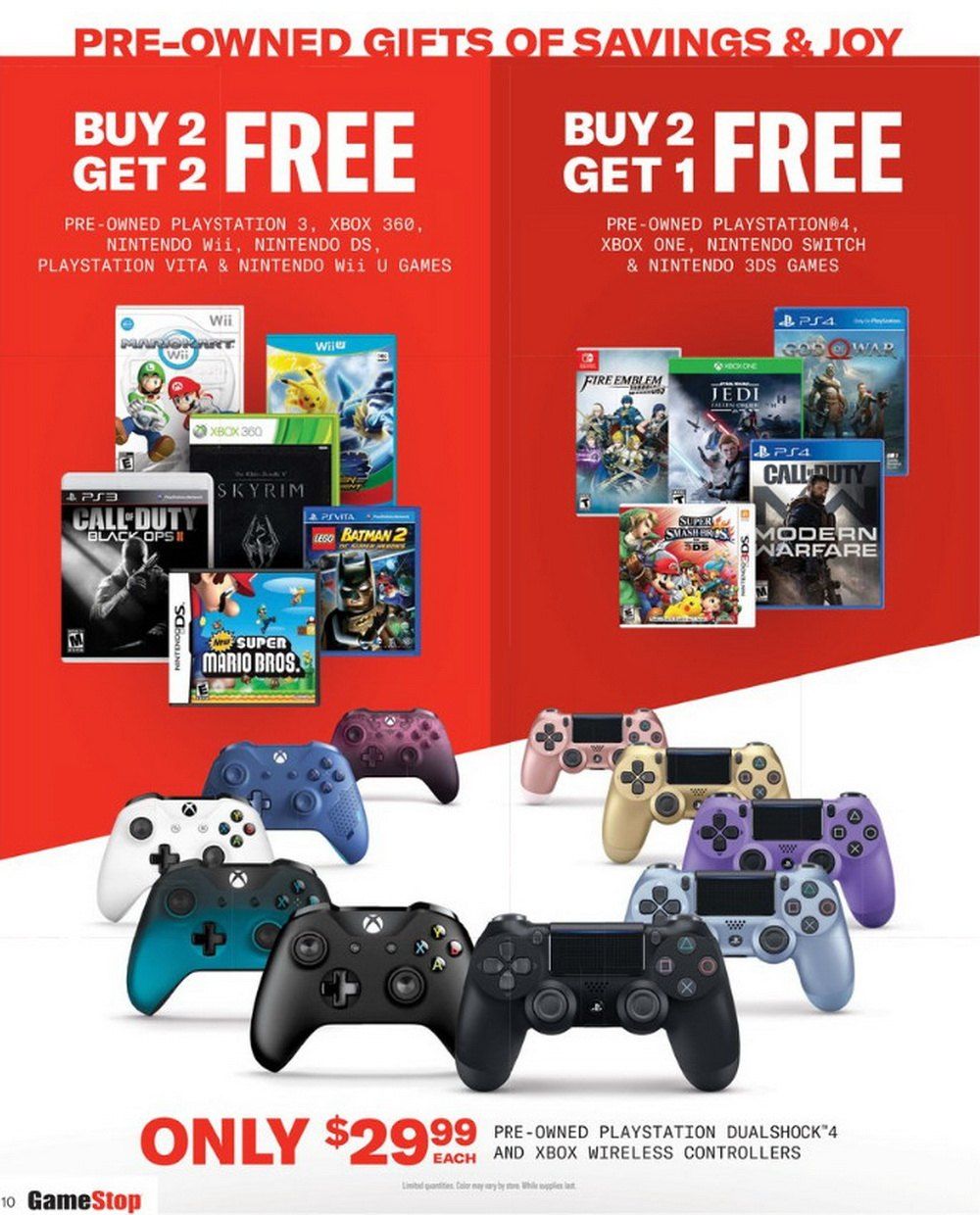 GameStop Black Friday Ad Nov 26 – Nov 29, 2020