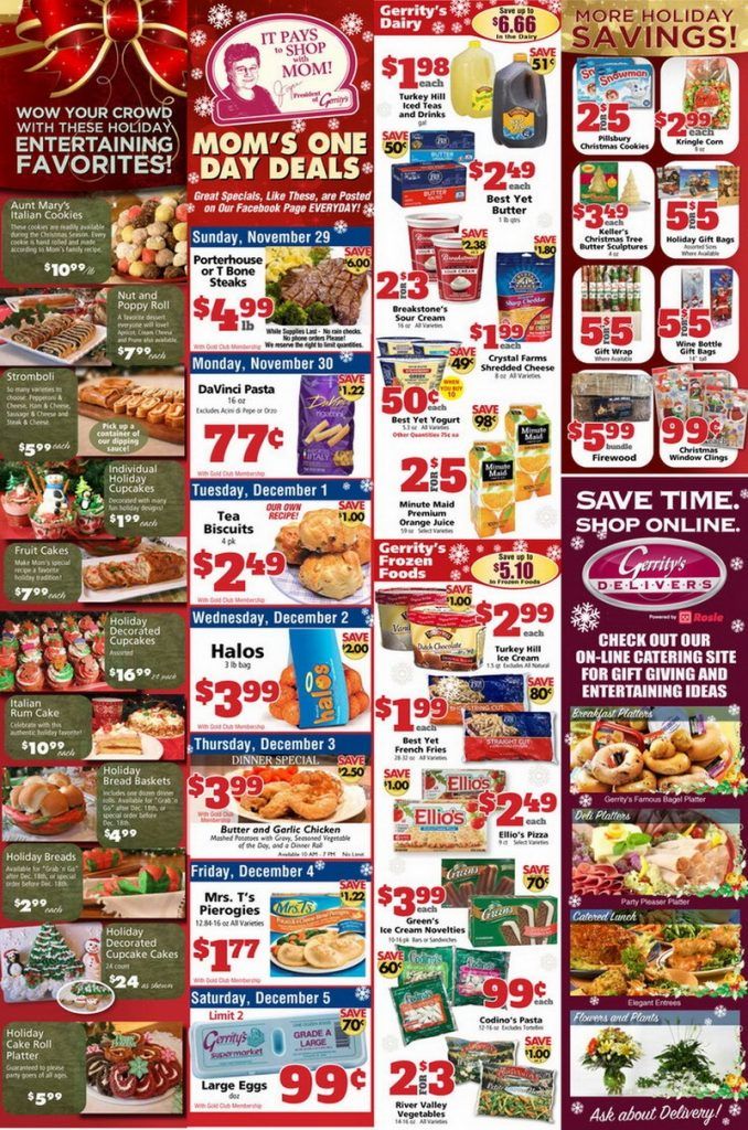 Gerrity's Supermarkets Weekly Ad Nov 29 – Dec 05, 2020