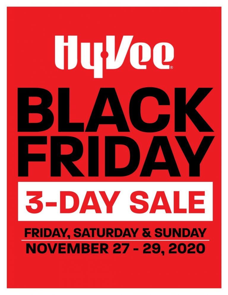 Hy-Vee Black Friday Ad Nov 27 – Nov 29, 2020