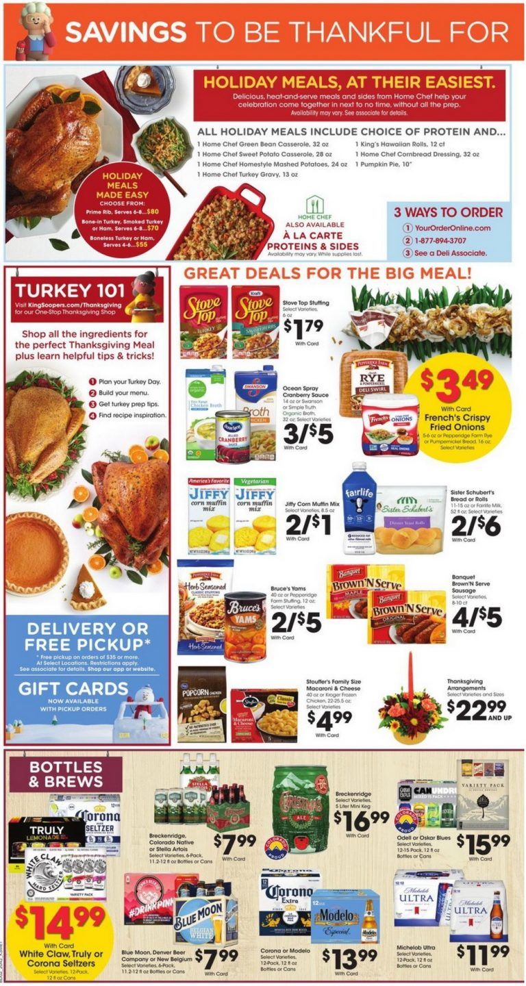 King Soopers weekly Ad Nov 18 – Nov 26, 2020