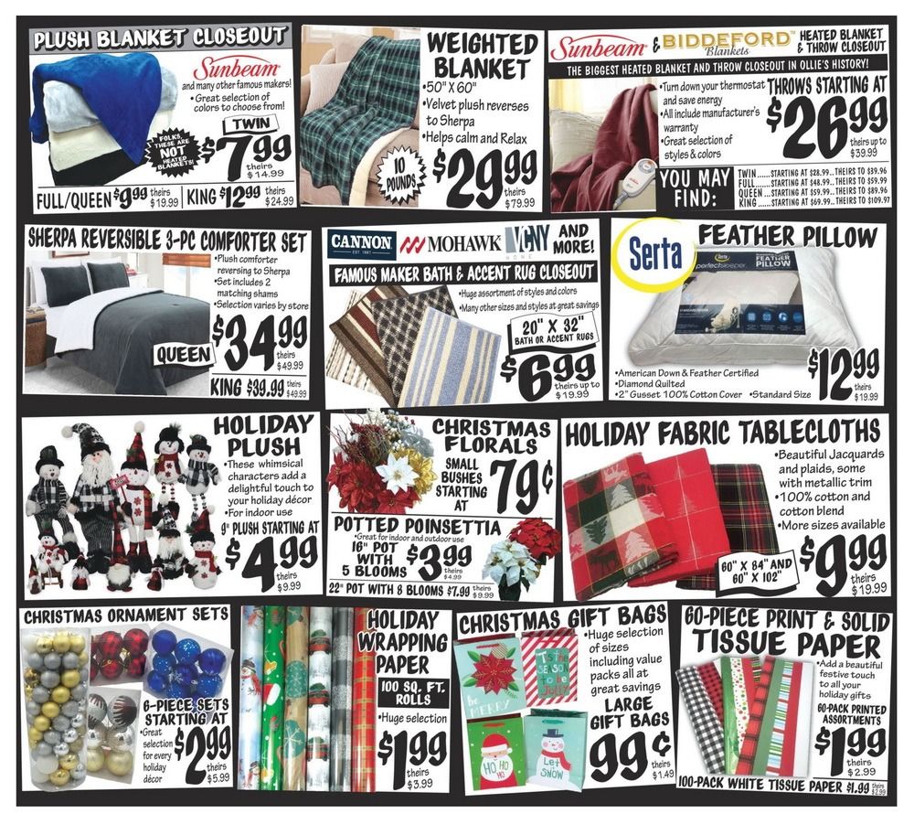 Ollie's Black Friday Ad Nov 27 Dec 02, 2020