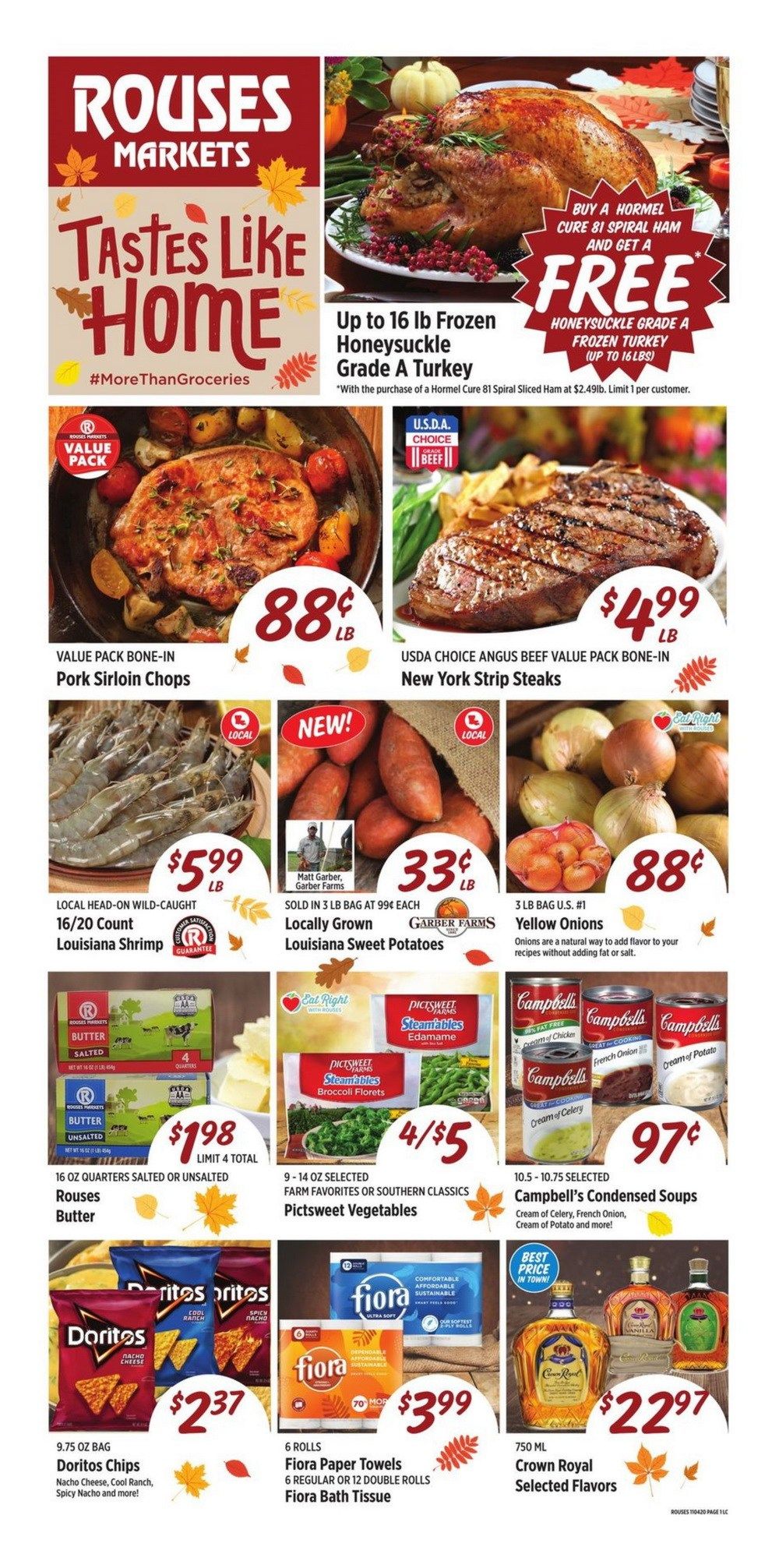 Rouses Markets Weekly Ad Nov 04 Nov 11 2020