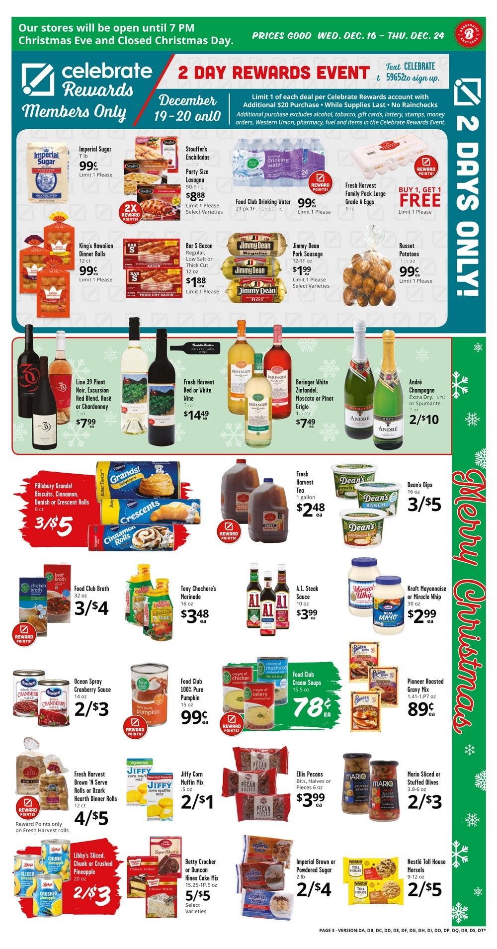 Brookshire Brothers Weekly Ad Dec 16 – Dec 24, 2020