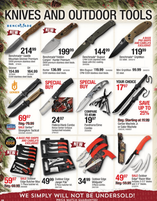 Cabela's Outdoor Traditions Dec 10 – Dec 16, 2020