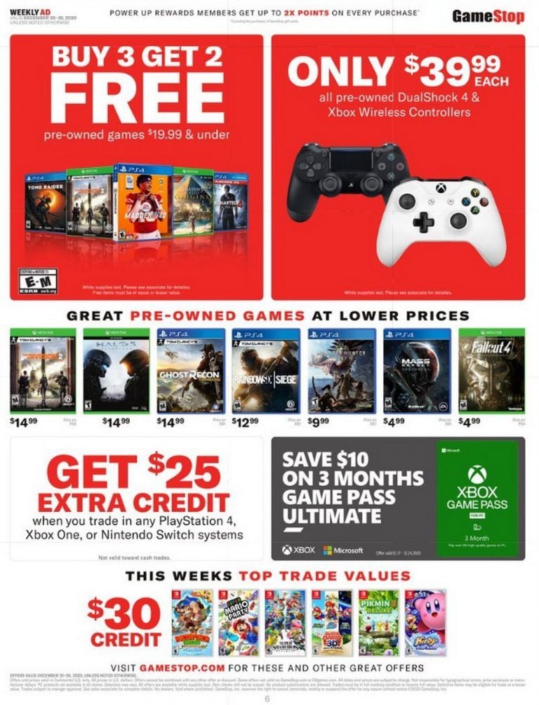 GameStop Weekly Ad Dec 20 – Dec 26, 2020