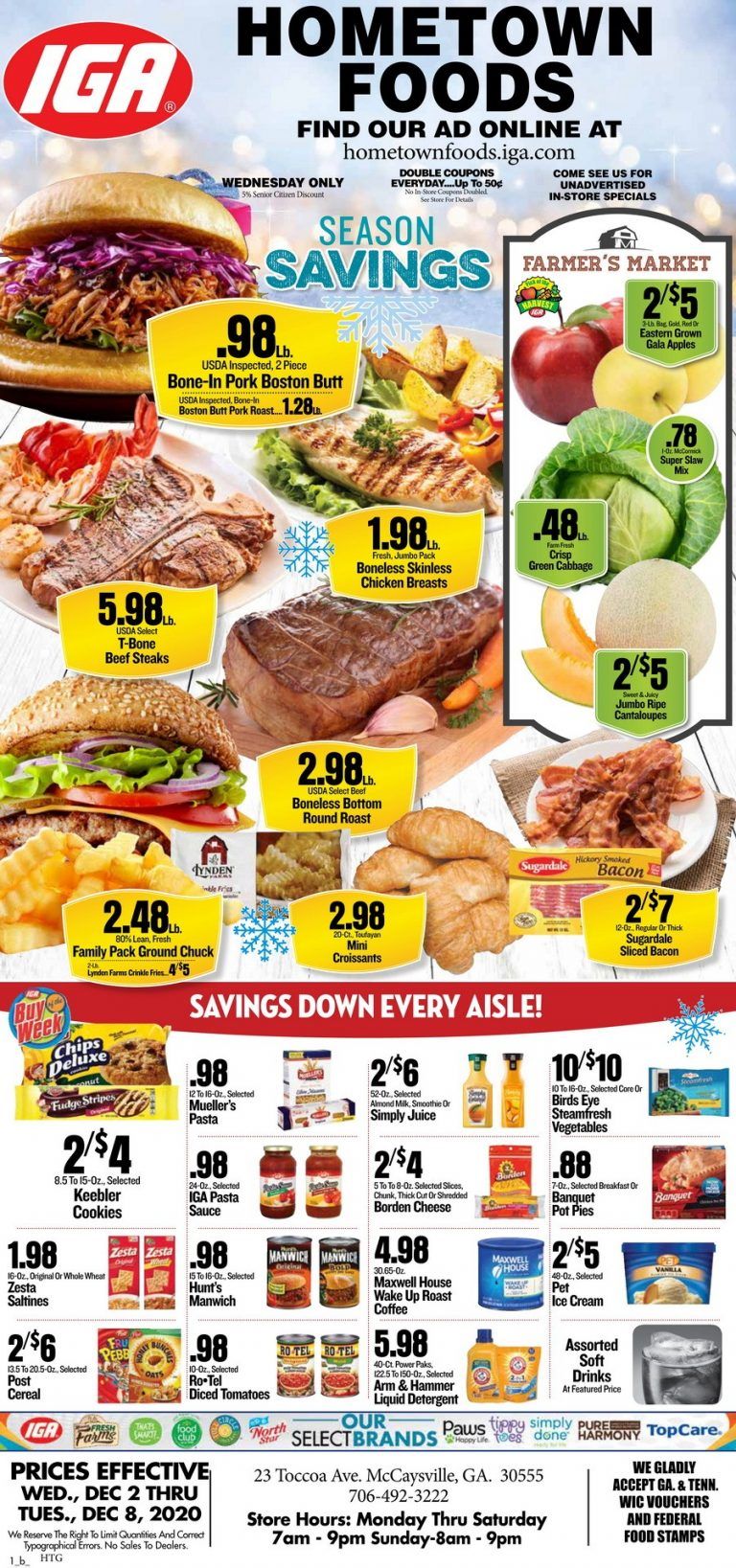 IGA Weekly Ad Dec 02 Dec 08, 2020