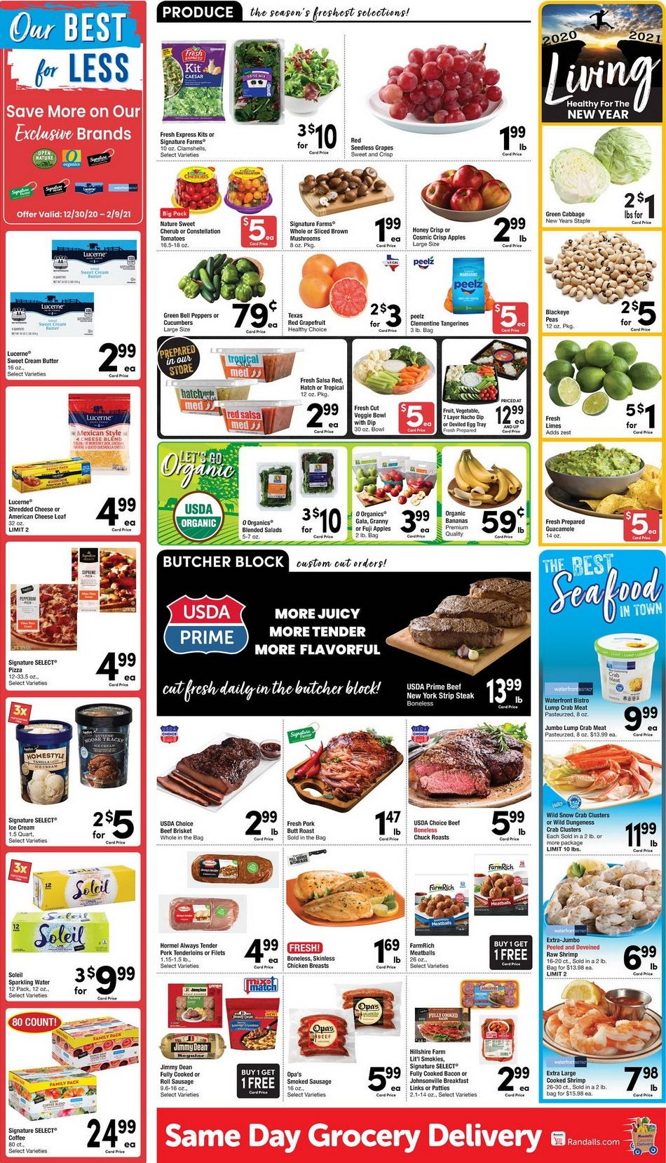 Randalls Weekly Ad Dec 30 – Jan 05, 2021