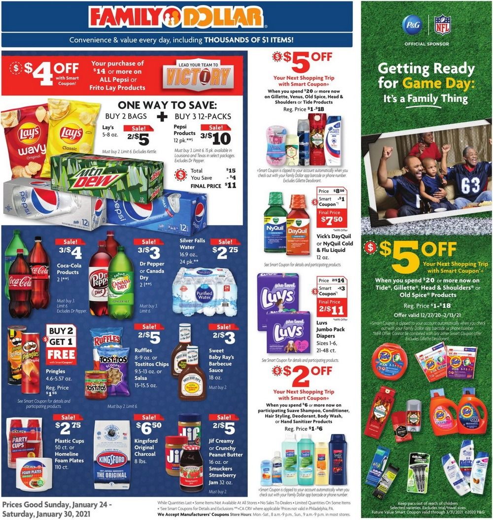 Family Dollar Weekly Ad Jan 24 – Jan 30, 2021