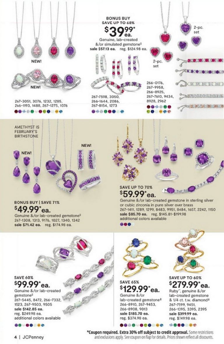 jcpenney valentines day jewelry