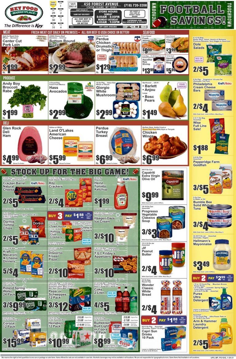 Key Food Weekly Ad Jan 29 – Feb 04, 2021