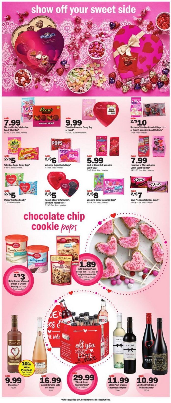 Meijer Valentine's Day Ad Jan 31 – Feb 06, 2021