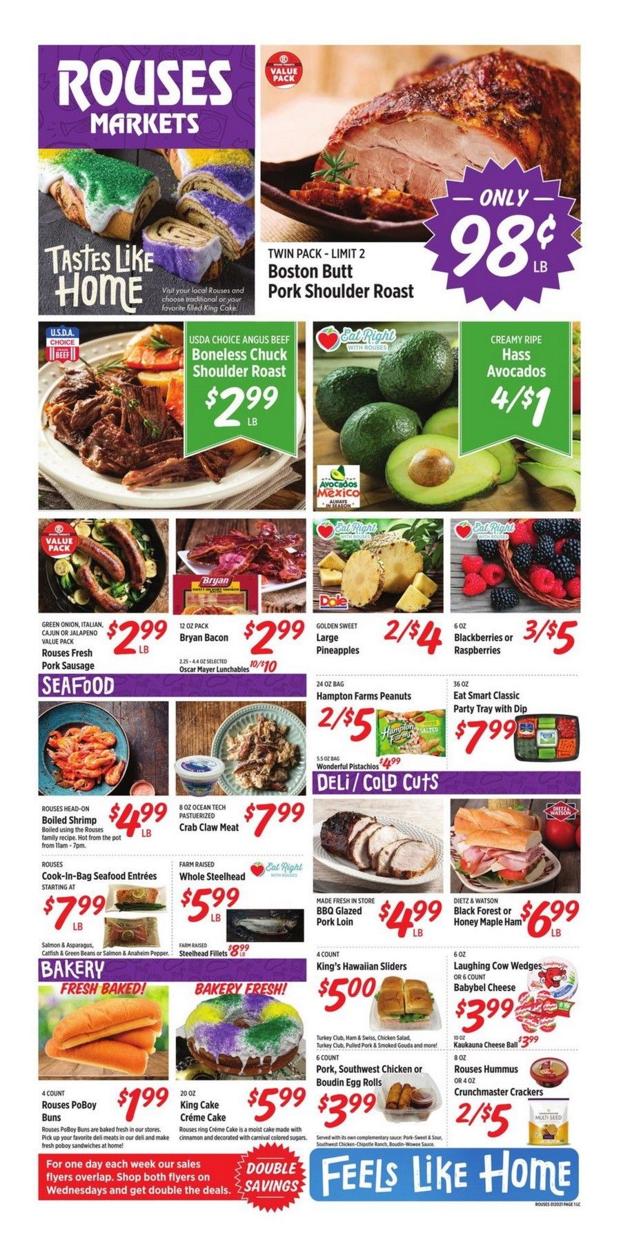 Rouses Markets Weekly Ad Jan 20 Jan 27, 2021