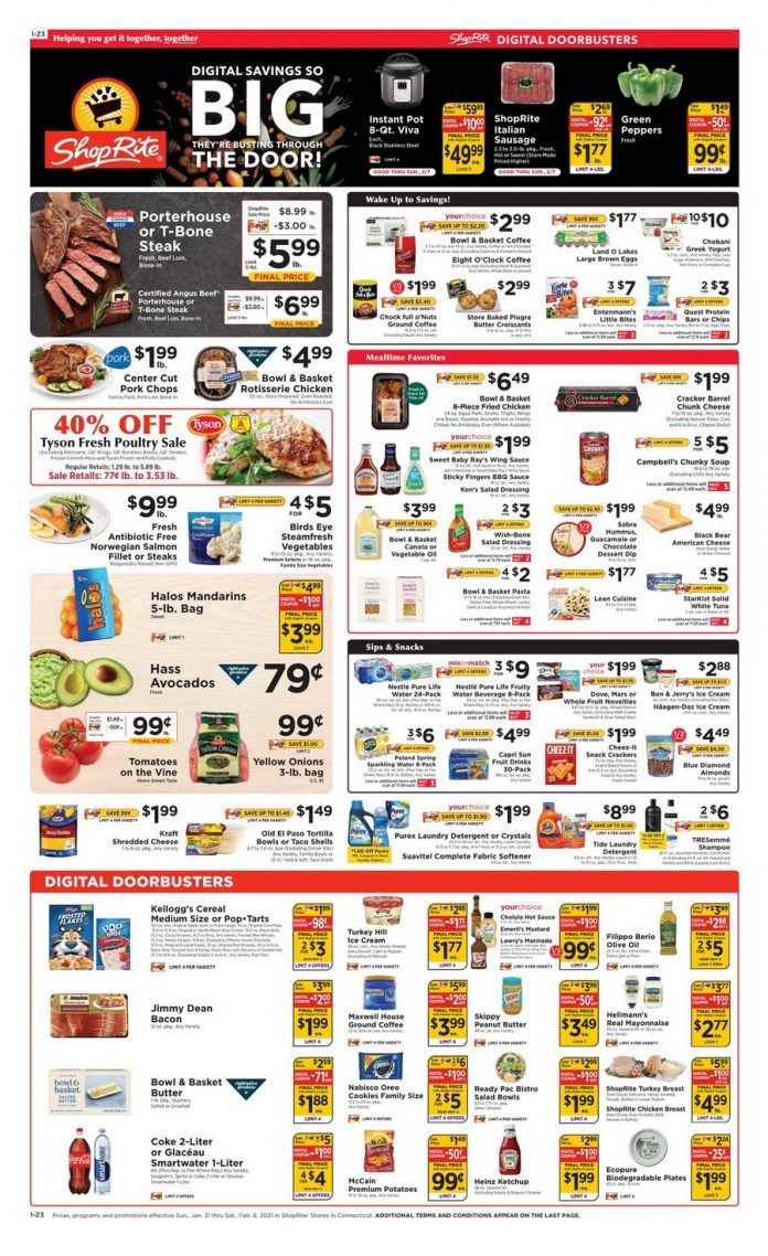 ShopRite Weekly Ad Jan 31 – Feb 06, 2021