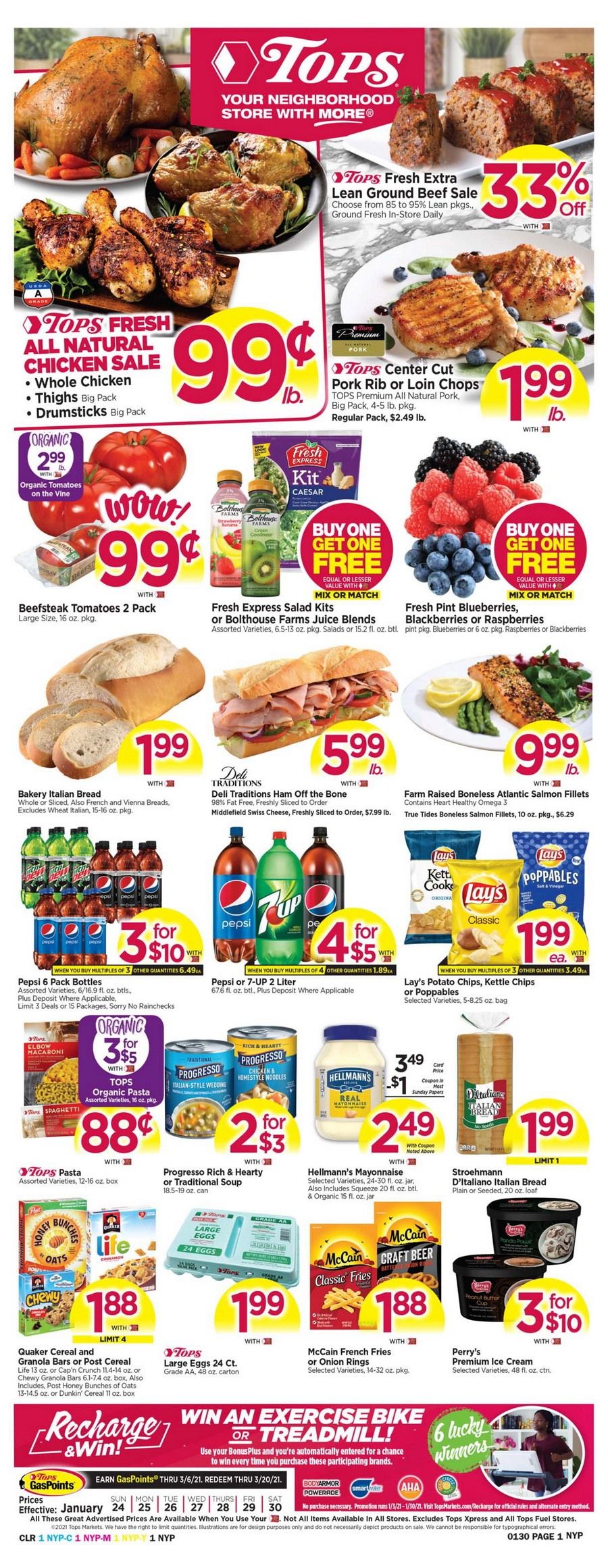 Tops Weekly Ad Jan 24 – Jan 30, 2021