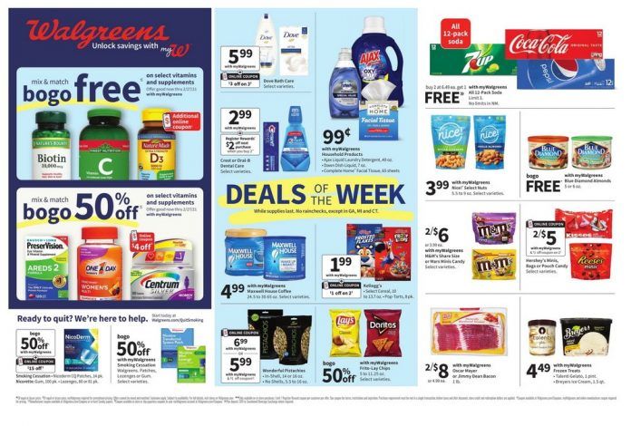 Walgreens Weekly Ad Jan 17 – Jan 23, 2021