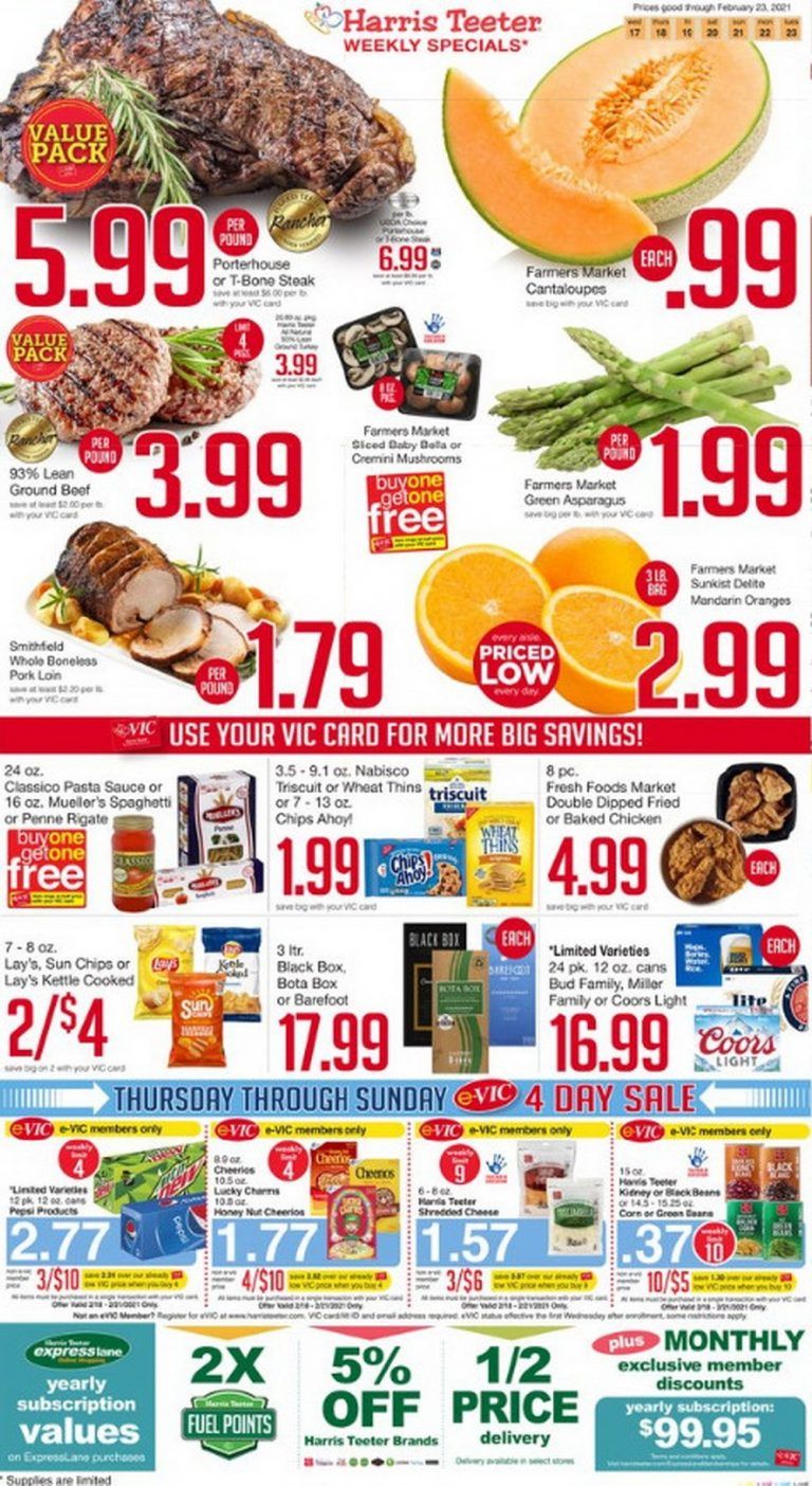 Harris Teeter Weekly Ad Feb 17 Feb 23, 2021