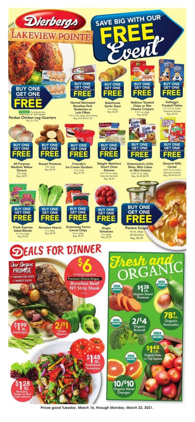 Dierbergs Markets Weekly Ad Mar 16 Mar 22, 2021