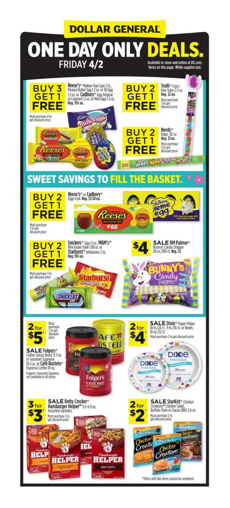 Dollar General Easter Flyer Sales