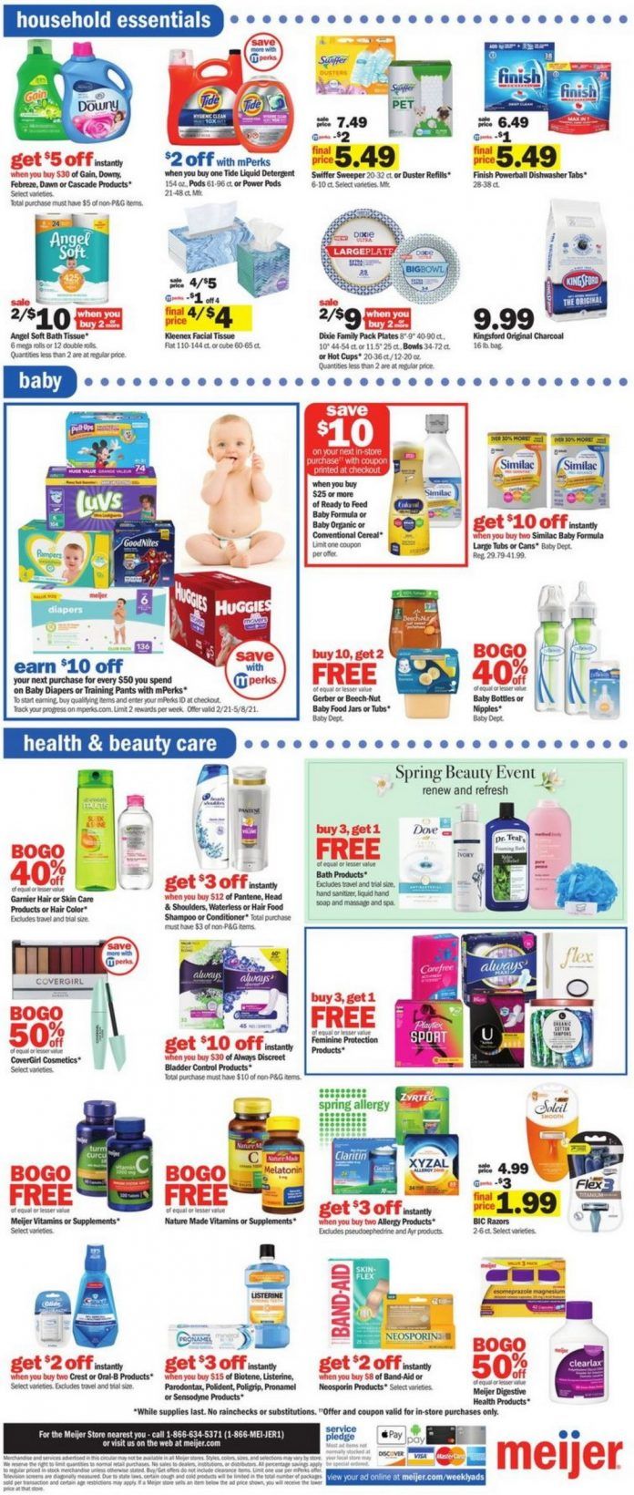 Meijer Weekly Ad Mar 21 – Mar 27, 2021