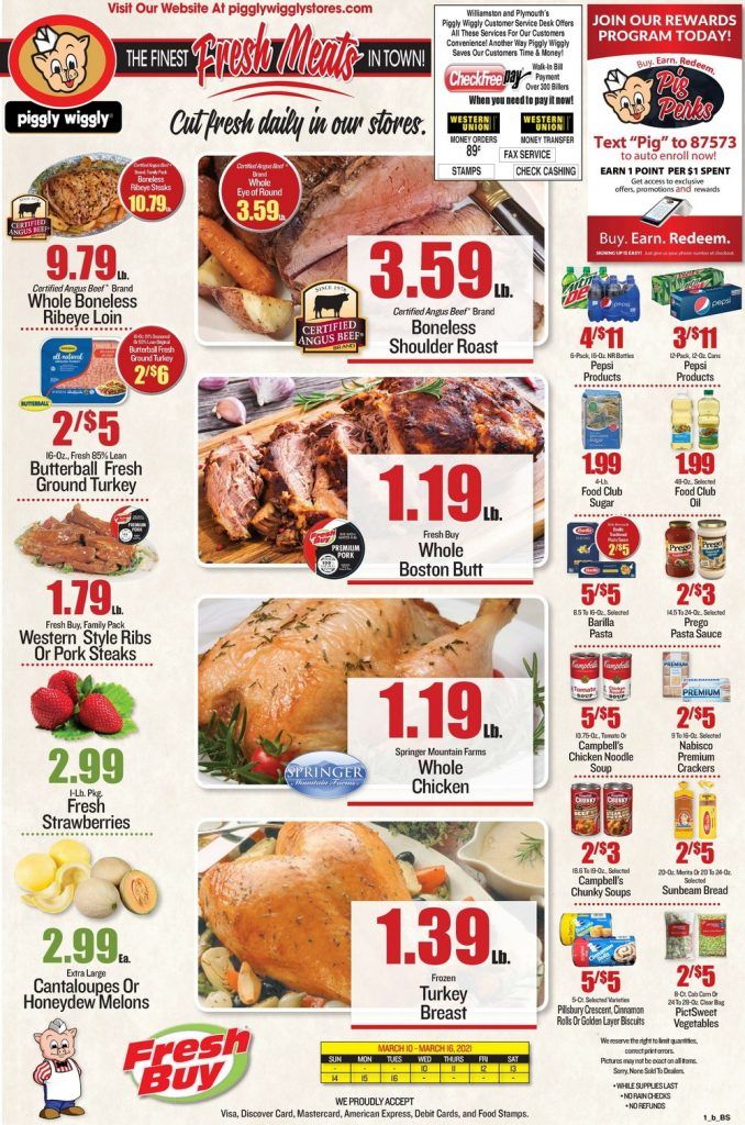 Piggly Wiggly Weekly Ad Mar 10 – Mar 16, 2021