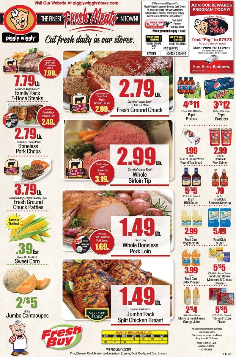 Piggly Wiggly Weekly Ad Mar 24 – Mar 30, 2021