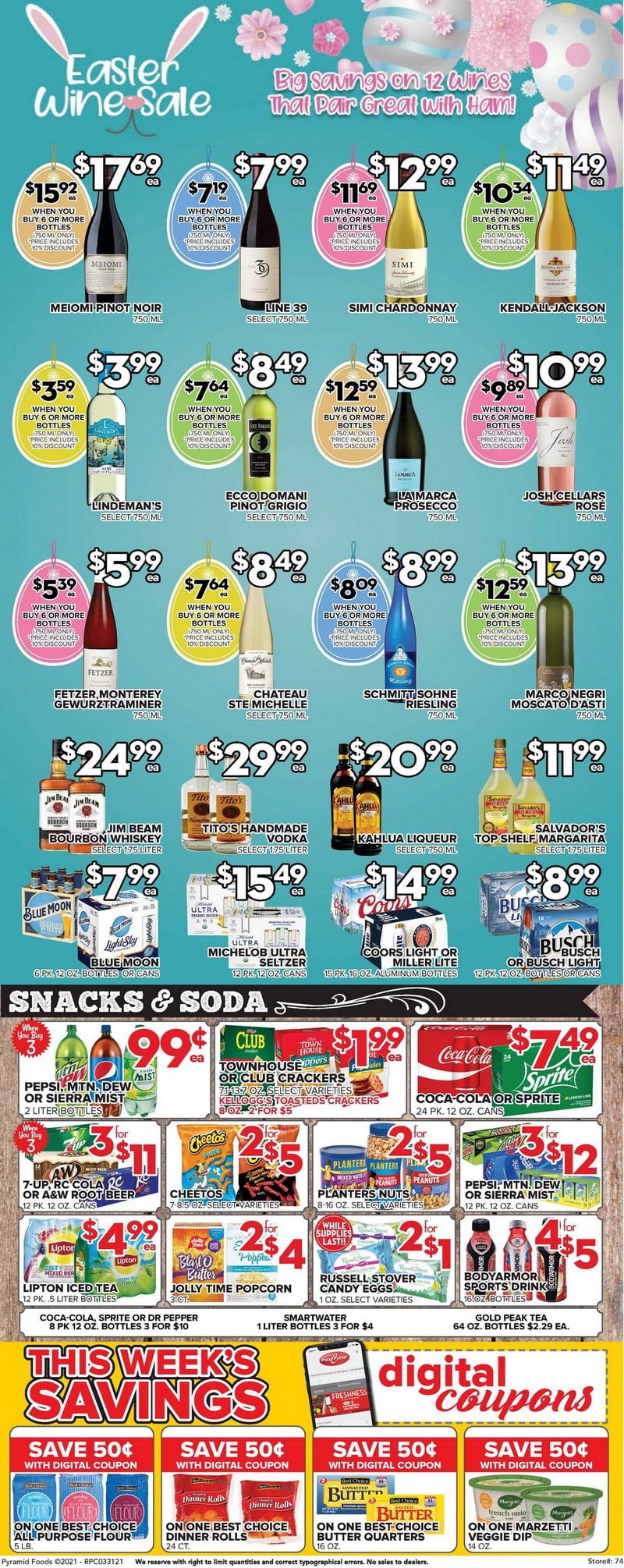 Price Cutter Weekly Ad Mar 31 Apr 06, 2021