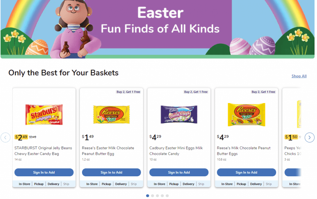 Ralphs Easter Flyer Sales